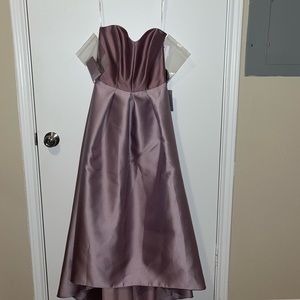 Never worn Alfred Sung suede dress. Size 4